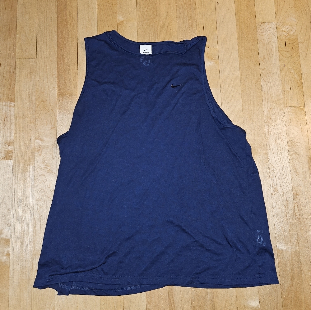 Nike Navy Sleeveless Shirt